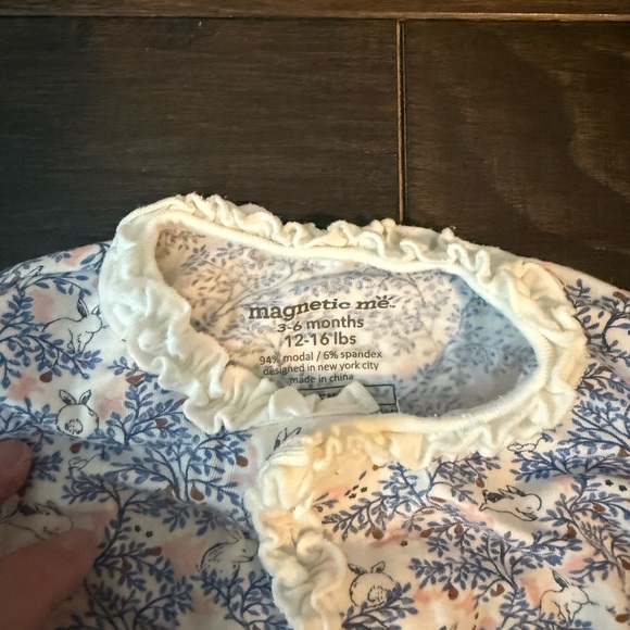 Magnetic Me Blue and Orange Footies One Piece - Picture 3 of 3